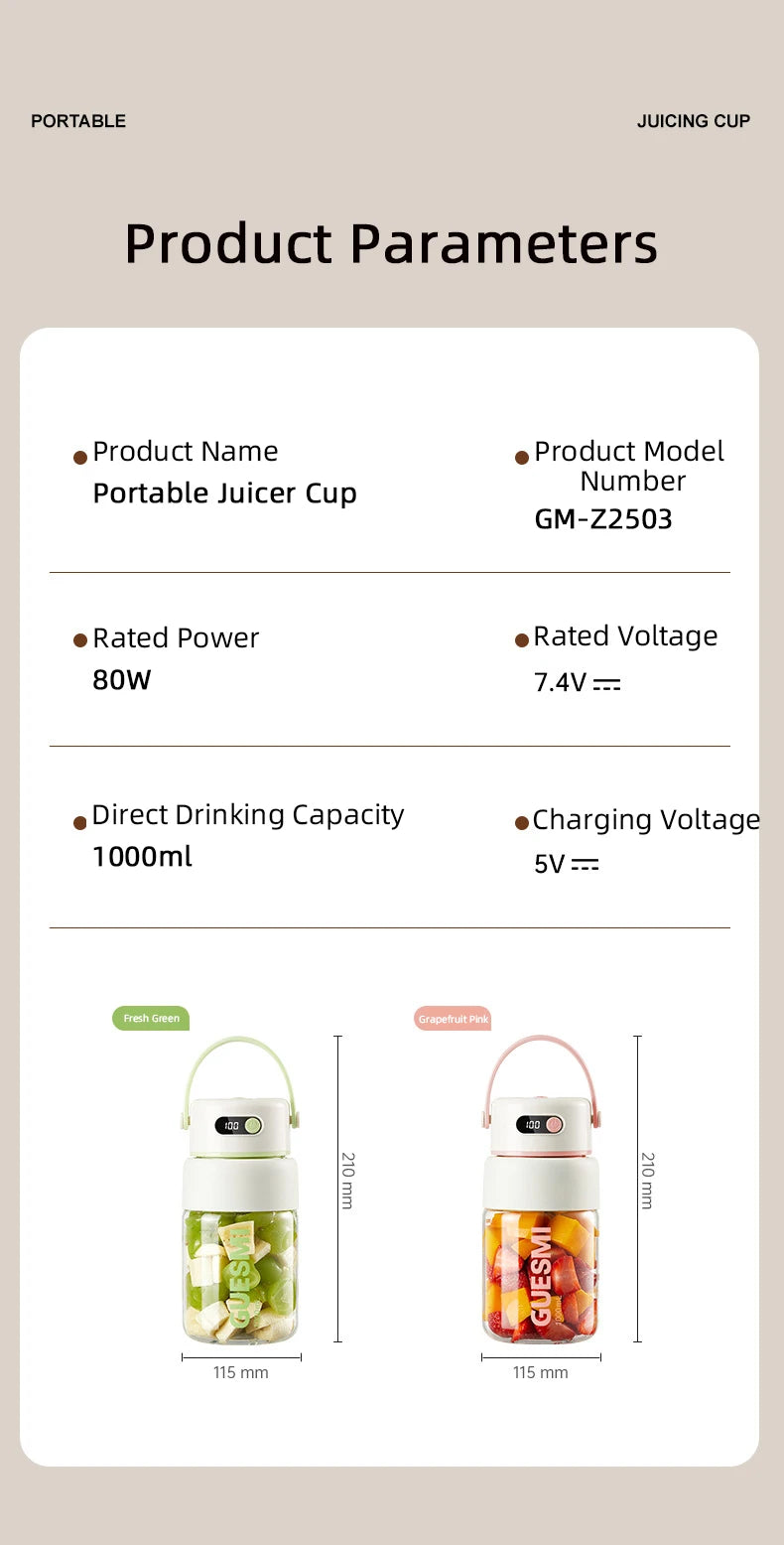 JuiceJoy Smart Bottle Blender